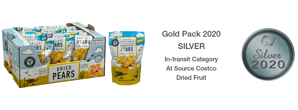 Gold Pack 2020 SILVER In-transit Category At Source Costco Dried Fruit [award]