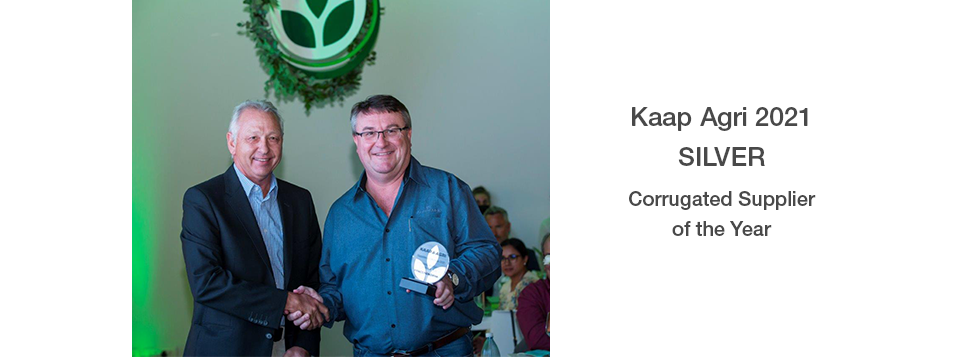 Kaap Agri 2021 SILVER Corrugated Supplier of the Year [award]