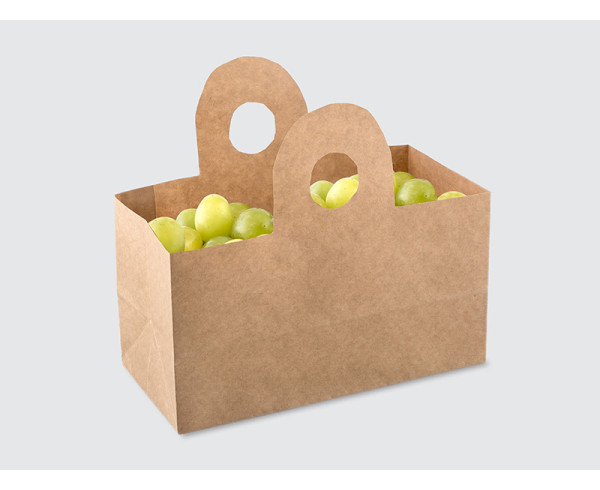750g Paper bag with punched handle